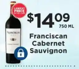 ShopRite Franciscan Cabernet Sauvignon offer