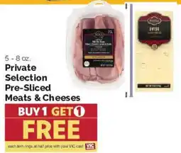 Harris Teeter Private Selection Pre-Sliced Meats & Cheeses offer