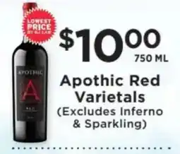 ShopRite Apothic Red Varietals offer