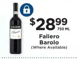 ShopRite Faliero Barolo offer