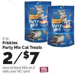 Harris Teeter Friskies Party Mix Cat Treats offer