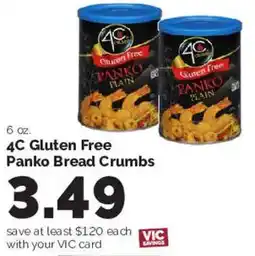Harris Teeter 4c panko bread crumbs offer