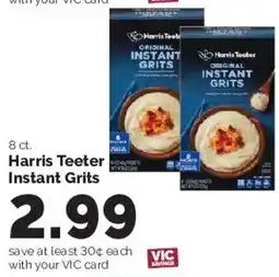 Harris Teeter Harris Teeter instant grits offer