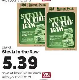 Harris Teeter Stevia in the Raw offer