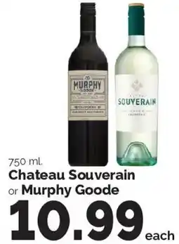 Harris Teeter Chateau Souverain or Murphy Goode offer