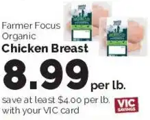 Harris Teeter Farmer Focus Organic Chicken Breast offer
