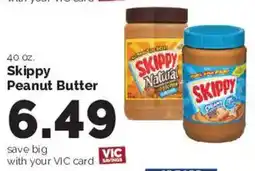 Harris Teeter Skippy peanut butter offer