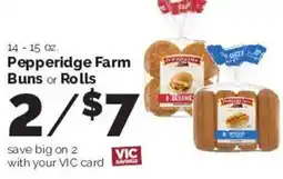 Harris Teeter Pepperidge Farm Buns or Rolls offer
