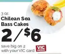 Harris Teeter Chilean Sea Bass Cakes offer