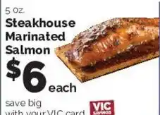 Harris Teeter Steakhouse Marinated Salmon offer