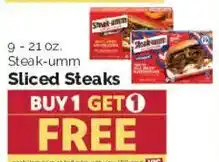 Harris Teeter Steak-umm Sliced Steaks offer