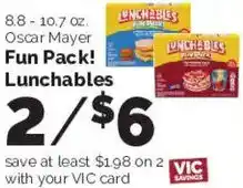 Harris Teeter Oscar Mayer Lunchables Fun Pack! offer