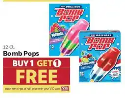 Harris Teeter Bomb Pops offer