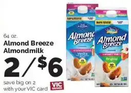 Harris Teeter Almond Breeze Almondmilk offer