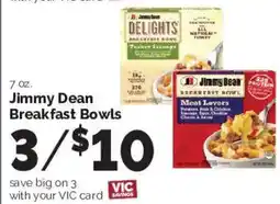 Harris Teeter Jimmy Dean Breakfast Bowls offer