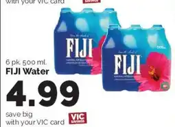 Harris Teeter Fiji Water offer