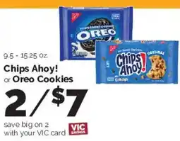 Harris Teeter Chips Ahoy! or Oreo Cookies offer