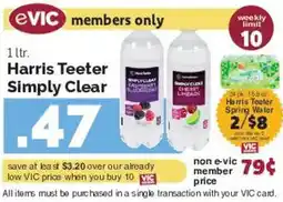 Harris Teeter Harris Teeter Simply Clear offer