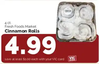 Harris Teeter Fresh Foods Market Cinnamon Rolls offer