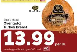 Harris Teeter Boar's Head Ovengold Turkey Breast offer
