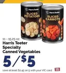 Harris Teeter Harris Teeter Specialty Canned Vegetables offer