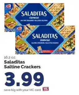 Harris Teeter Saladitas Saltine Crackers offer