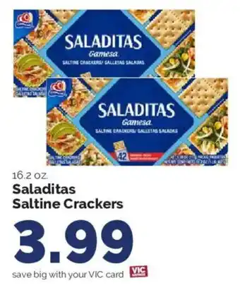 Harris Teeter Saladitas Saltine Crackers offer