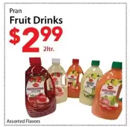 Three Guys from Brooklyn Pran Fruit Drinks offer