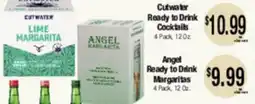 Big Saver Foods Cutwater Ready to Drink Cocktails, Angel Ready To Drink Margaritas offer