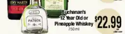 Big Saver Foods Buchanan's -12 Year Old or Pineapple Whiskey offer