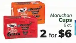 Living Fresh Market Maruchan Cups offer