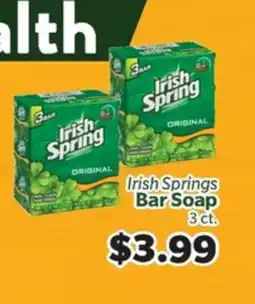 Living Fresh Market Irish Springs Bar Soap offer