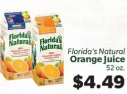 Living Fresh Market Florida's Natural Orange Juice offer