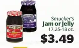 Living Fresh Market Smucker's Jam or Jelly offer