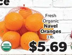 Living Fresh Market Fresh Organic Navel Oranges offer