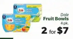 Living Fresh Market Dole Fruit Bowls offer