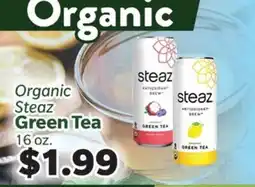 Living Fresh Market Organic Steaz Green Tea offer