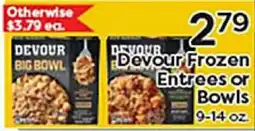 Rich's Fresh Market Devour Frozen Entrees or Bowls offer