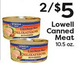 Rich's Fresh Market Lowell Canned Meat offer