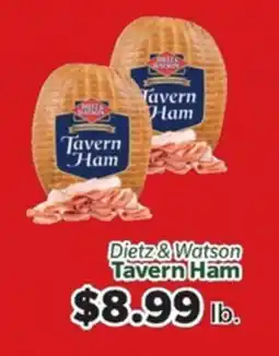Living Fresh Market Dietz & Watson Tavern Ham offer