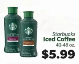Living Fresh Market Starbucks Iced Coffee offer