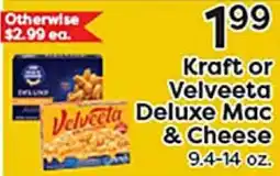 Rich's Fresh Market Kraft or Velveeta Deluxe Mac & Cheese offer