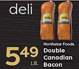 Rich's Fresh Market Northstar Foods Double Canadian Bacon offer