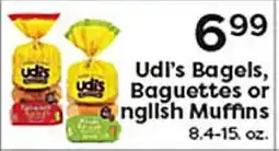 Rich's Fresh Market Udl's Bagels, Baguettes or English Muffins offer