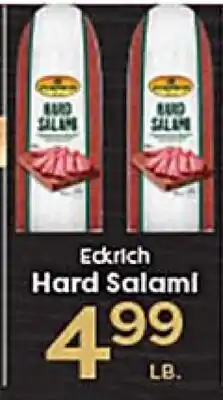 Rich's Fresh Market Eckrich Hard Salami offer