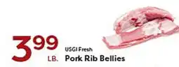 Rich's Fresh Market USGI Fresh Pork Rib Bellies offer