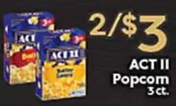 Rich's Fresh Market ACT II Popcorn offer
