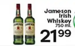 Rich's Fresh Market Jameson Irish Whiskey offer