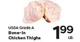 Rich's Fresh Market USDA Grade A Bone-In Chicken Thighs offer