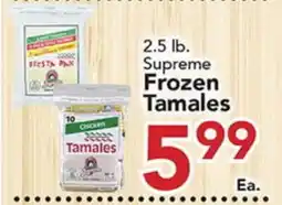 Eurofresh Market 2.5 lb. Supreme Frozen Tamales offer